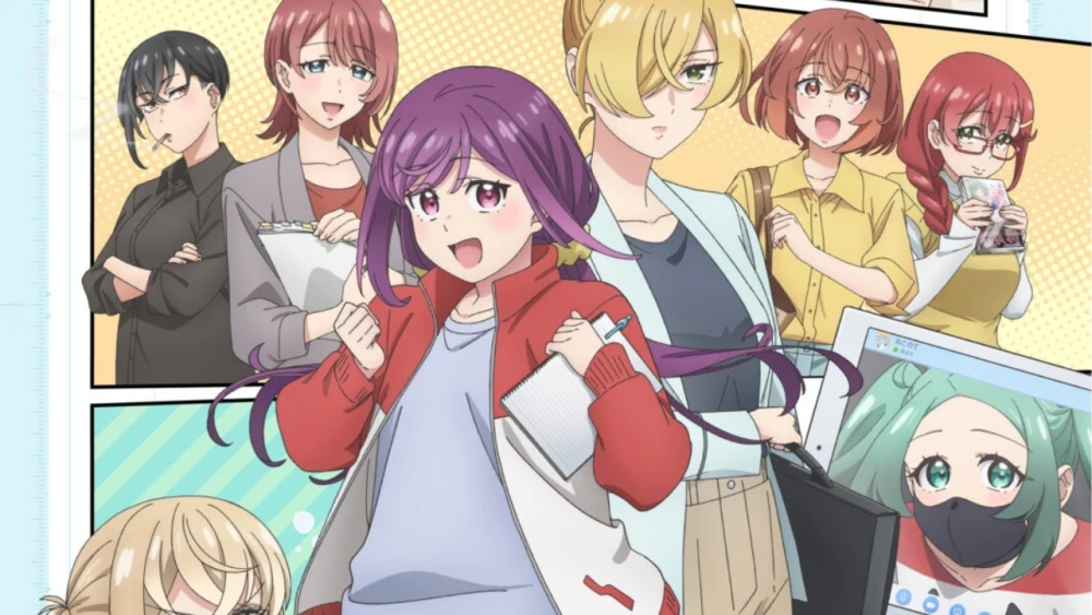 Visual Kunci Kedua Anime A Mangaka’s Weirdly Wonderful Workplace Dirilis